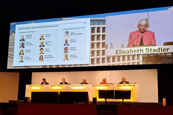 Hauptversammlung der Österr. Post AG in der Wiener Stadthalle