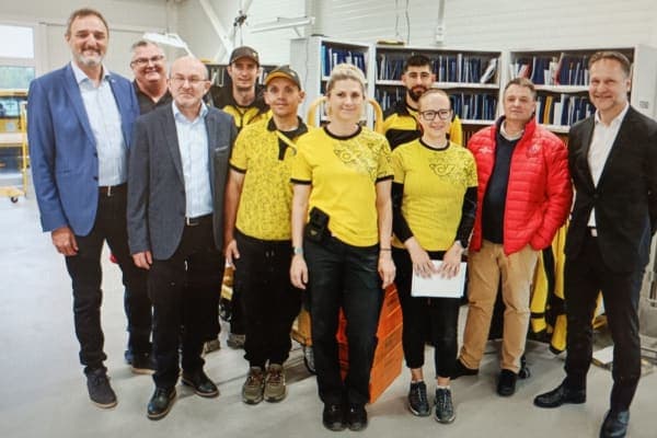 Bei den Kolleg*innen in der Zustellbasis 7210 Mattersburg